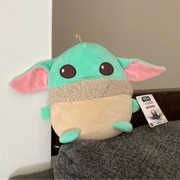 Star Wars Grogu Cuutopia Baby Yoda Squishy Plush Stuffed Animal Toy - Picture 6 of 14